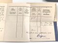 Bayern , Vorläufiger Ausweis für das Eiserne Kreuz II.Klasse, ausgestellt auf einen Angehörigen Reserve Feldlazarett 71 am 7.11.1918.