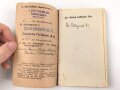 Bayern , Vorläufiger Ausweis für das Eiserne Kreuz II.Klasse, ausgestellt auf einen Angehörigen Reserve Feldlazarett 71 am 7.11.1918.