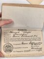 Bayern , Vorläufiger Ausweis für das Eiserne Kreuz II.Klasse, ausgestellt auf einen Angehörigen Reserve Feldlazarett 71 am 7.11.1918.