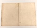 Braunschweig, Verleihungsurkunde zum Kriegsverdienstkreuz, ausgestellt am 27.12.1918 auf einen Angehörigen im Infanterie Regiment 158. Mehrfach geknickt, Rückseitig geklebt