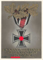 Ansichtskarte Eisernes Kreuz "Es kann nur einer siegen und das sind wir - Adolf Hitler am 8. November 1939"