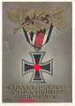 Ansichtskarte Eisernes Kreuz"Es kann nur einer siegen und das sind wir - Adolf Hitler am 8. November 1939"