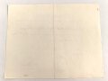 1.Weltkrieg, Vorläufiger Ausweis für das Eiserne Kreuz II.Klasse , ausgestellt am 22.6.1917 auf einen Feldhilfsarzt. Mehrfach gefaltet