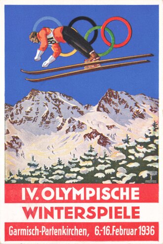 Ansichtskarte "IV. Olympische Winterspiele...
