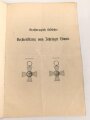 Baden, Verleihungsurkunde zum Verdienstkreuz des Zähringer Löwen, ausgestellt am 24.4.1892 . Großformatig, mehrfach geknickt, dazu die Statuten.