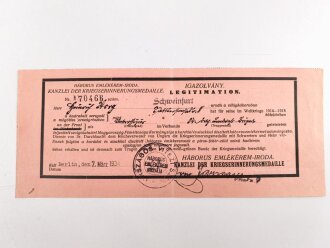 Gruppe Verleihungsurkunden für einen bayrischen...