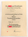 Gruppe Verleihungsurkunden für einen bayrischen Frontkämpfer im 1.Weltkrieg.