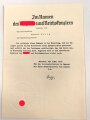 Gruppe Verleihungsurkunden für einen bayrischen Frontkämpfer im 1.Weltkrieg.