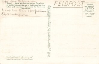 Ansichtskarte "... denn wir fahren gegen Engeland!