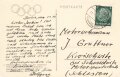 Ansichtskarte "Reichssportfeld - Blick von der Deutschen Kampfbahn auf das Schwimmstadion