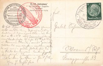 Ansichtskarte "LZ. 129 Hindenburg - der Deutschen...