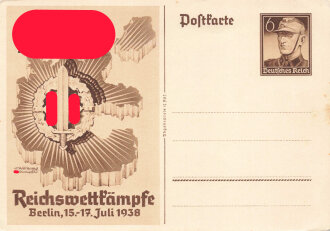 Ansichtskarte "SA Reichswettkämpfe Berlin 15.-17. Juli 1938"