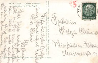 Ansichtskarte "Unsere Luftwaffe - Jagdeinsitzer Me...
