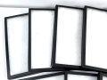 11 Stück  Schaukasten für Orden, Effekten, Nadeln und vieles mehr. Stabiler Karton , Glasscheibe, innen mit Polstervlies ausgelegt. Maße 31,5 x 41,5 cm, Höhe etwa 2,2cm. Gebraucht, aus Sammlungsauflösung