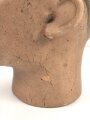 Kopf einer alten Schaufensterfigur, original bemalt, ungereinigtes Stück