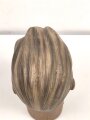 Kopf einer alten Schaufensterfigur, original bemalt, ungereinigtes Stück