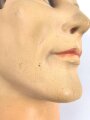 Kopf einer alten Schaufensterfigur , original bemalt, ungereinigtes Stück