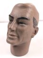 Kopf einer alten Schaufensterfigur , original bemalt, ungereinigtes Stück
