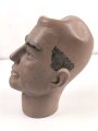 Kopf einer alten Schaufensterfigur , original bemalt, ungereinigtes Stück