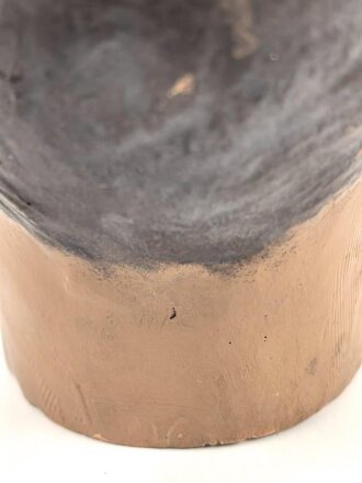 Kopf einer alten Schaufensterfigur , original bemalt, ungereinigtes Stück