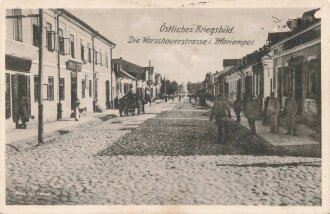 1. Weltkrieg, Ansichtskarte "Östliches...