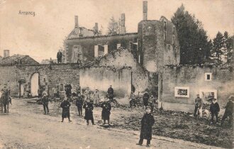 1. Weltkrieg, Ansichtskarte "Arrancy"