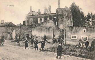 1. Weltkrieg, Ansichtskarte "Arrancy"
