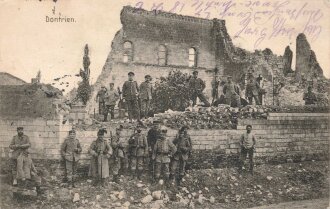 1. Weltkrieg, Ansichtskarte "Dontrien"