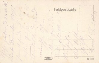 1. Weltkrieg, Ansichtskarte "Ein 34 cm franz....