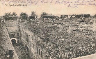 1. Weltkrieg, Ansichtskarte "Fort Ayvelles bei...
