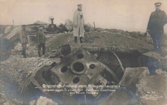 1. Weltkrieg, Ansichtskarte "Verwüstungen in...