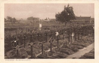 1. Weltkrieg, Ansichtskarte "Friedhof in...