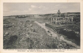 1. Weltkrieg, Ansichtskarte "Vom östlichen...