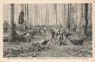 1. Weltkrieg, Ansichtskarte "Vom östlichen...