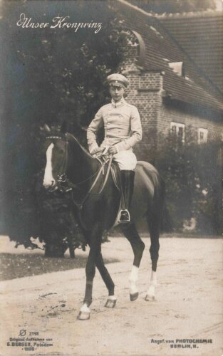 1. Weltkrieg, Ansichtskarte "Unser Kronprinz"