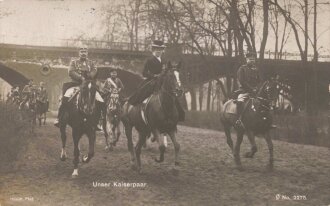 1. Weltkrieg, Ansichtskarte "Unser Kaiserpaar"