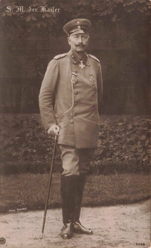 1. Weltkrieg, Ansichtskarte "S. M. der Kaiser"