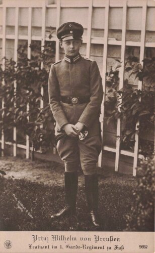 1. Weltkrieg, Ansichtskarte "Prinz Wilhelm von...