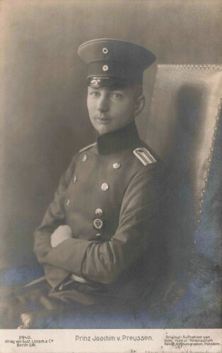 1. Weltkrieg, Ansichtskarte "Prinz Joachim v. Preussen
