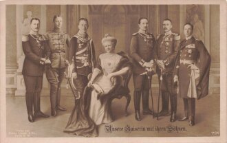 1. Weltkrieg, Ansichtskarte "Unsere Kaiserin mit...
