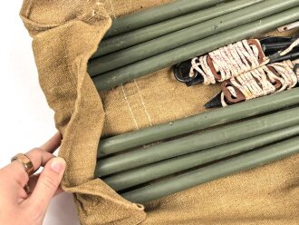 NVA, Russland, Segeltuchwickel mit Antennenmaterial, sehr guter Zustand