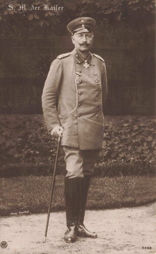 1. Weltkrieg, Ansichtskarte "S.M. der Kaiser"