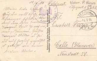 1. Weltkrieg, Ansichtskarte "Jumbo bei Douaumont...