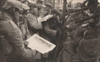 1. Weltkrieg, Ansichtskarte "Im...