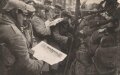 1. Weltkrieg, Ansichtskarte "Im Schützengraben"