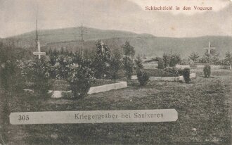 1. Weltkrieg, Ansichtskarte "Schlachtfeld in den...