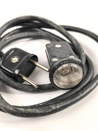 NVA, Russland, kleine Handlampe als Zubehör für Funkgeräte. Funktion nicht geprüft