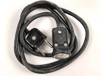 NVA, Russland, kleine Handlampe als Zubehör für Funkgeräte. Funktion nicht geprüft