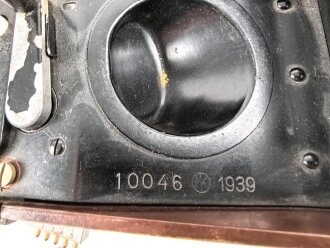 Feldfernsprecher 33 Wehrmacht datiert 1939. Funktion nicht geprüft