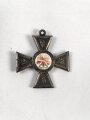 Preussen , Miniatur Roter Adler Orden wohl 4. Klasse ohne Schwerter. 18mm, Emailleschaden